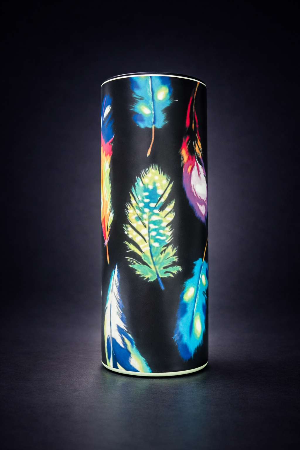 Glow in the dark feathers