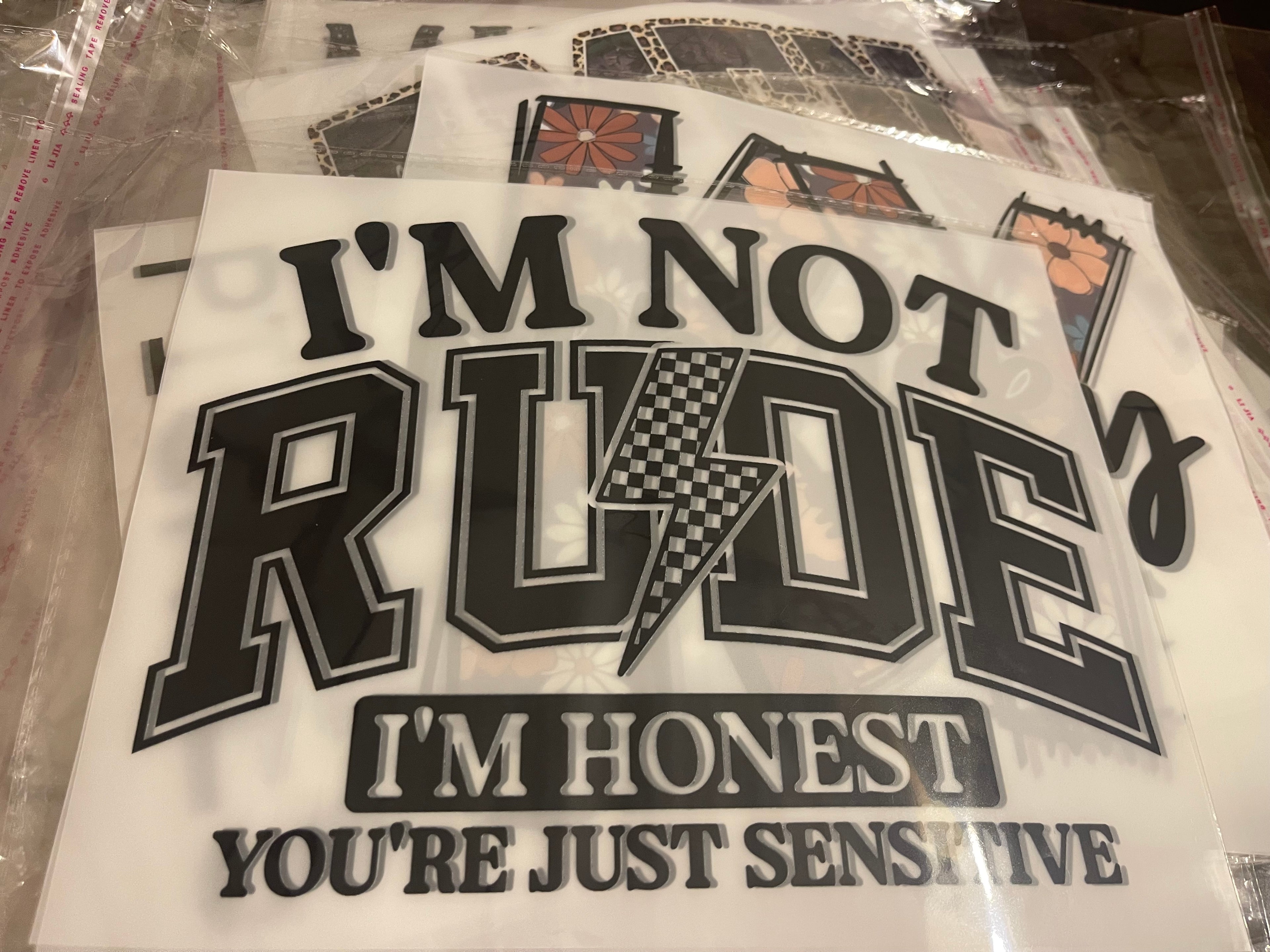 I’m not rude
