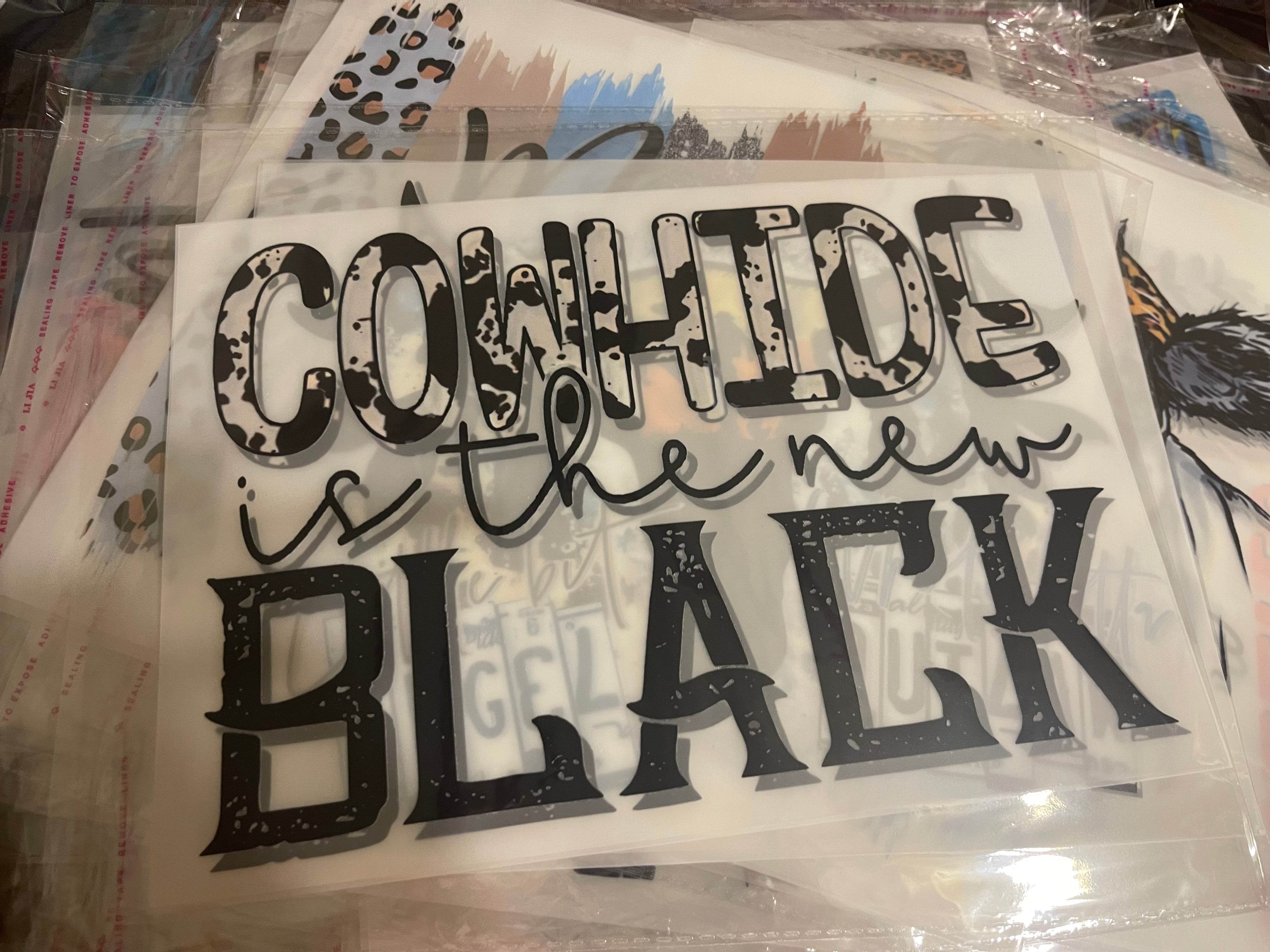 Cowhide is the new black