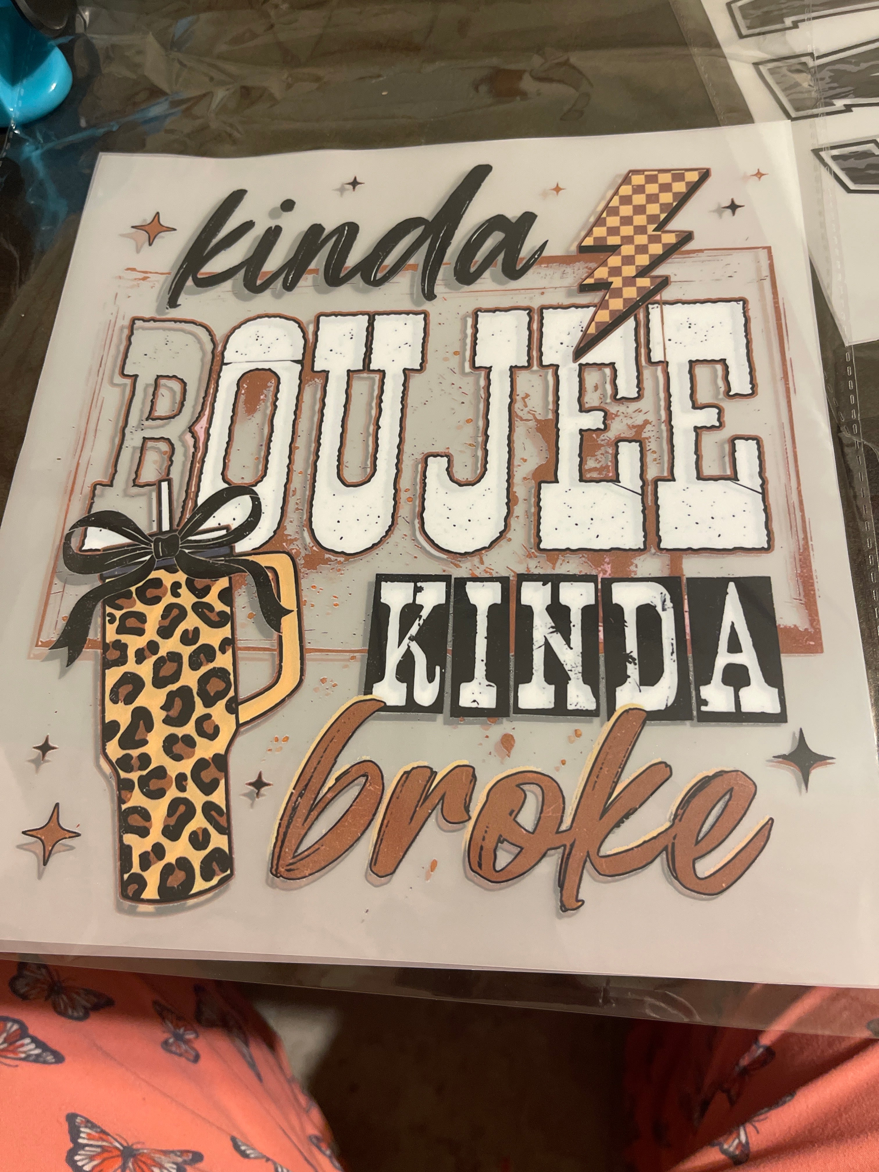 Kinda boujee kinda broke